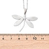 Dragonfly 304 Stainless Steel Pendant Necklaces NJEW-H059-05P-5