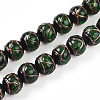 Handmade Gold Sand Lampwork Beads LAMP-N026-01B-1