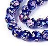 Handmade Lampwork Beads Strands LAMP-Q041-08B-3