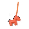 Horse PU Leather Pendant Decorations HJEW-A012-01B-2