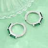 Brass Micro Pave Cubic Zirconia Hoop Earrings KK-CBA8324-12P-02-2