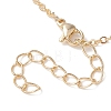 Natural Keshi Pearl Beads Link Bracelets BJEW-JB13171-4
