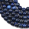 Dyed Natural Grade AA Lapis Lazuli Round Bead Strands G-M290-6mm-AA-5