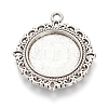 Tibetan Style Alloy Pendant Cabochon Settings LS-TIBE-T003-08AS-NR-1