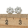 Rack Plating Zinc Alloy Spacer Beads FIND-T071-04P-3