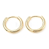 Brass Huggie Hoop Earrings KK-C024-16B-KCG-1
