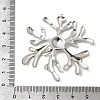 Two Tone 304 Stainless Steel Big Pendants STAS-B120-01GP-01-3