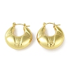 Ion Plating(IP) 304 Stainless Steel Hoop Earrings for Women STAS-I304-07G-1