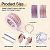 2 Rolls 2 Colors 11M Braided Nylon Chinese Knot Cord WCOR-TA0001-02A-3