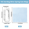 925 Sterling Silver Spring Gate Rings STER-BBC0009-75-2
