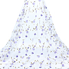 6 Yards Flower Pattern Milk Fiber Mesh Fabric DIY-NB0014-82C-1