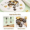 36Pcs 6 Colors Alloy Charms FIND-CW0001-19-12