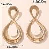 Iron Dangle Stud Earrings for Women WGA52C2-03-1