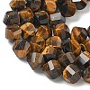 Natural Tiger Eye Beads Strands G-C267-B16-4