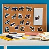 50Pcs Animals PVC Waterproof Sticker Labels STIC-PW0024-06-3