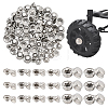 90Pcs 6 Styles Iron Bag Buckles IFIN-FG0001-06-1