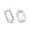 SHEGRACE Brass Earring Stud Earring Findings XGRQ6M082-910P-2