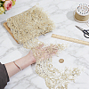 5Yards Polyester Flower Lace Ribbon OCOR-NB0002-81-3