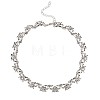Zinc Alloy Bowknot Link Chain Necklaces for Women WGC55C3-01-5