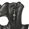 Natural Paua Shell Dangle Earrings for Women EJEW-JE07077-2