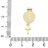 Religion Brass Pendants KK-H539-18G-02-3