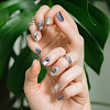 Western Theme Alloy Cabochons MRMJ-SP0001-38A-7