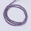 Electroplate Glass Beads Strands LS-GLAA-F076-FR10-2