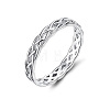 Twist 925 Sterling Silver Finger Rings FS-WGE1F50-10-3