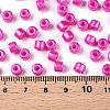 Baking Paint Pearlized Glass Seed Beads SEED-T008-03N-5