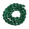 Transparent Imitation Jade Glass Beads Strands GLAA-N005-T10mm-D-2