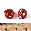 Handmade Gold Sand Lampwork Beads LAMP-N038-01E-4