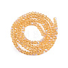 Electroplate Glass Beads Strands EGLA-A044-T1mm-L23-3