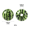 20Pcs Opaque Acrylic Beads MACR-FS0002-28A-4