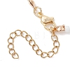 Handmade Lampwork Octopus Pendant Glass Seed Beaded Necklaces for Women NJEW-TA00217-6