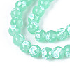 Baking Paint Glass Beads Strands DGLA-N015-6mm-07-3