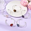 304 Stainless Steel Cuff Bangles for Women BJEW-JB14329-1