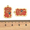 304 Stainless Steel Enamel Pendants STAS-H251-03A-01-3
