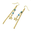 Brass Dangle Earrings EJEW-JE07036-4