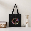 DIY Canvas Bag Flower Embroidery Kits PW-WG4A38F-05-1