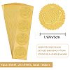 Self Adhesive Gold Foil Embossed Stickers DIY-WH0211-269-2