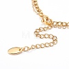 Two-Layer 304 Stainless Steel Curb Chain & Brass Cable Chain Bracelet Making AJEW-JB00923-3
