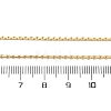 Brass Link Chain Necklaces for Women NJEW-D302-13G-3