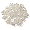 UV Plating Luminous Transparent Acrylic Beads OACR-P010-16E-3