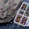 340Pcs 4 Sizes Non-magnetic Synthetic Hematite Beads G-LS0001-55-5