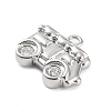Brass Micro Pave Cubic Zirconia Pendants LS-KK-K276-05P-2