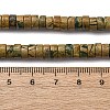 Natural Verdite Stone Beads Strands G-L624-I11-3x6mm-5