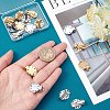 20Pcs 2 Colors 304 Stainless Steel Clip on Earring Pads STAS-SC0004-25-3