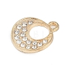 Alloy Micro Pave Rhinestone Pendants FIND-K020-15G-2