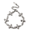 304 Stainless Steel Link Bracelets for Women LS-BJEW-Q041-01B-P-2