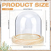 Arch Glass Dome Cover AJEW-WH0596-866C-02-2